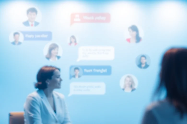 Engage in exciting conversations on onegle with a vibrant digital chat interface.
