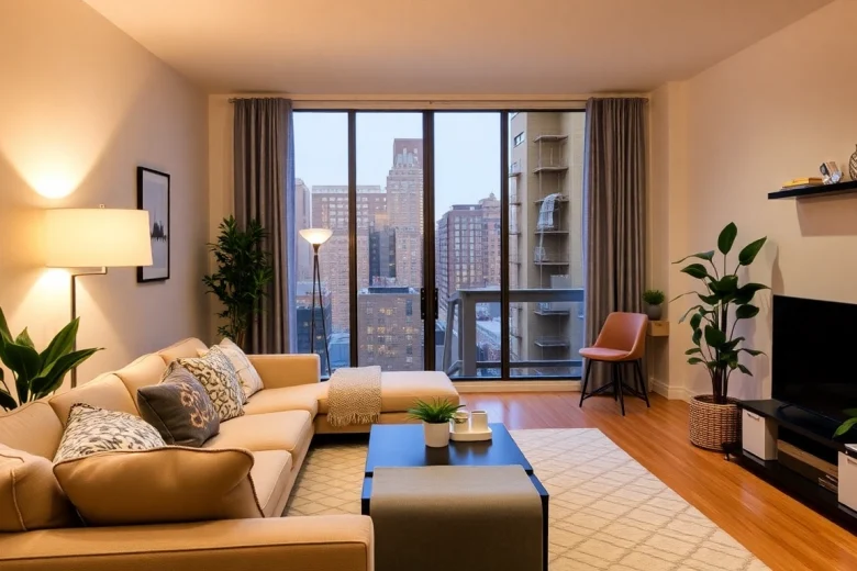 Discover elegant apartments in Bucktown, Chicago, featuring modern decor and cozy living spaces.